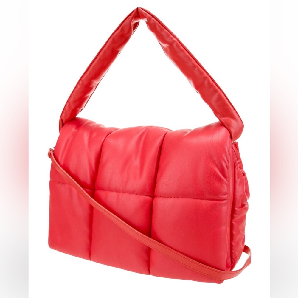 Stand Studio Wanda Vibrant Red Quilted Handbag